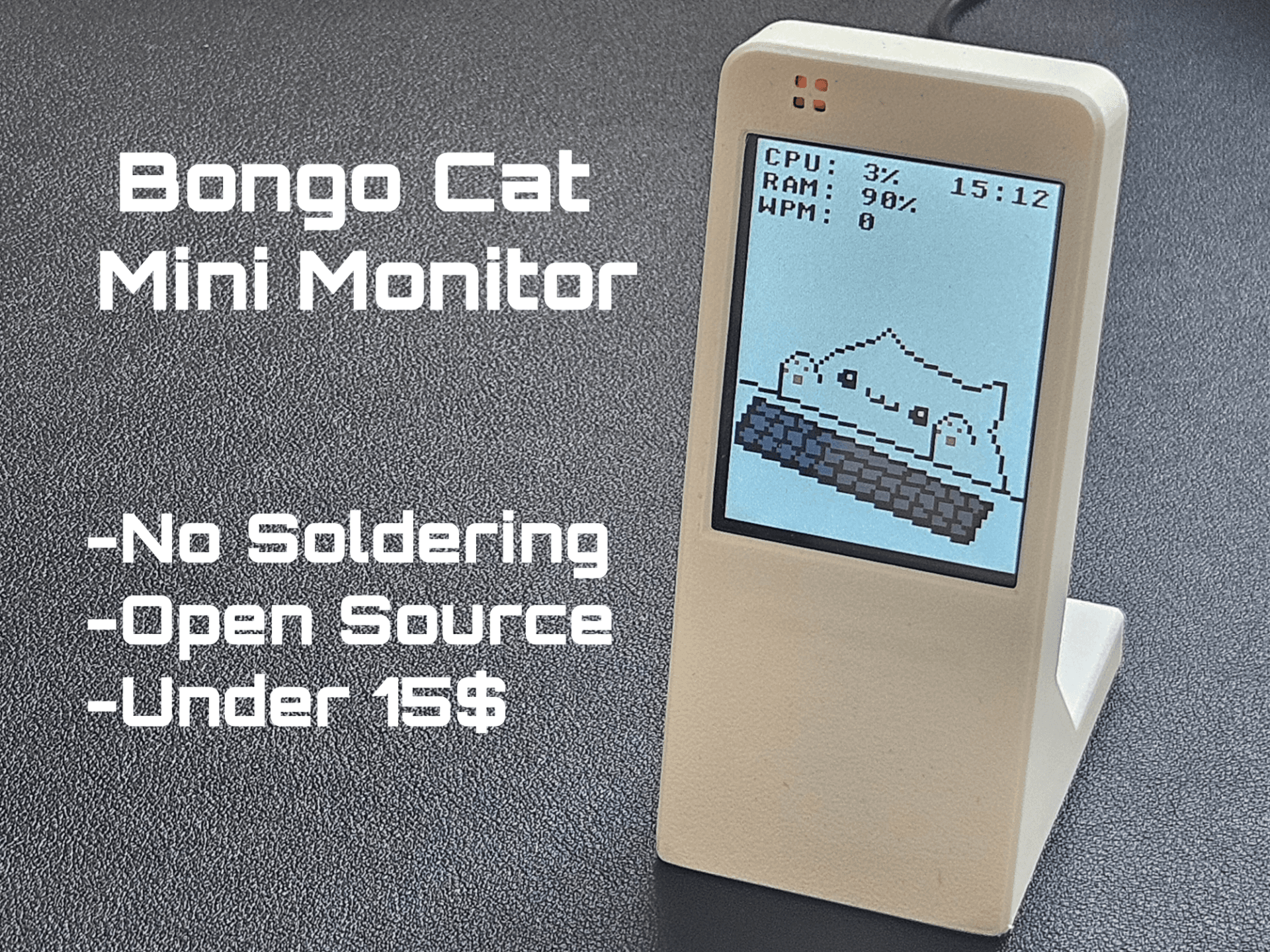 Bongo Cat Typing Companion - 1